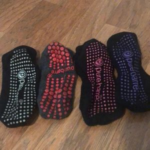 Pure Barre Grippy Sock Bundle!